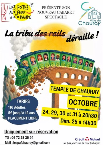 Spectacle : " La tribu déraille " à Niort