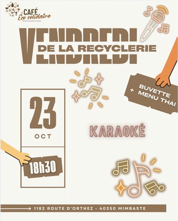 Vendredi de la recyclerie - Karaoké