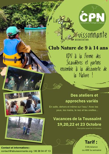 Club Nature - À la découverte des arbres et des baies du bocage, création d'un herbier de feuilles