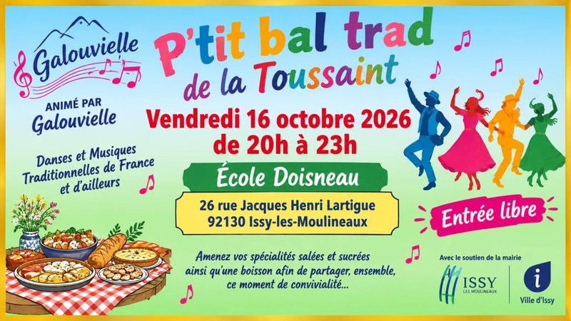 Le Ptit bal aux parfums de vacances de TOUSSAINT 2026