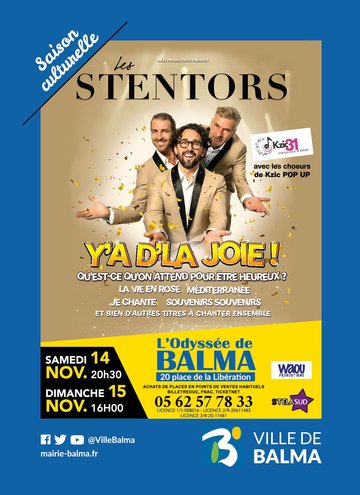 Concert Y'a d'la joie - Les Stentors