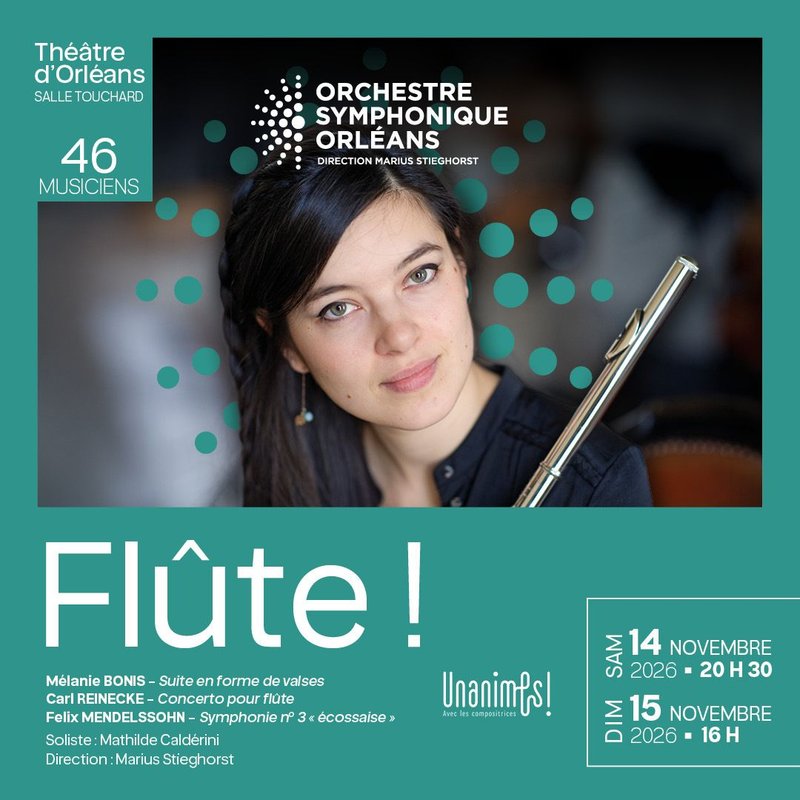 Concert "FLUTE !" - Orchestre Symphonique d'Orléans