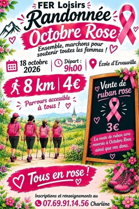 Randonnée Octobre rose