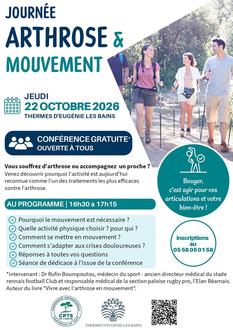 Journée arthrose et mouvement