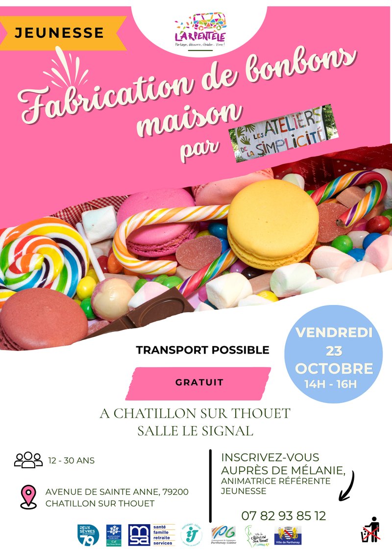 Fabrication de bonbons, sucettes et pâtes d'amandes