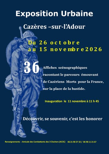 Exposition urbaine à Cazères sur l'Adour