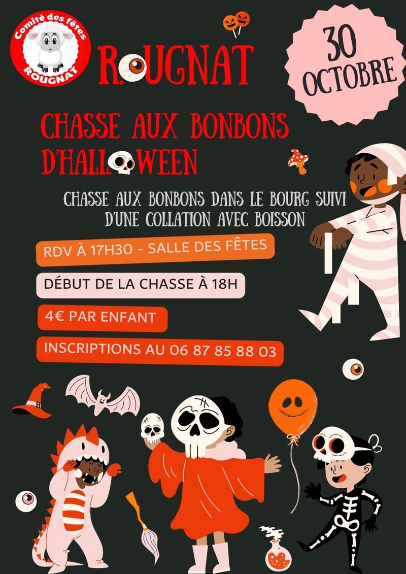 Chasse aux bonbons d'Halloween