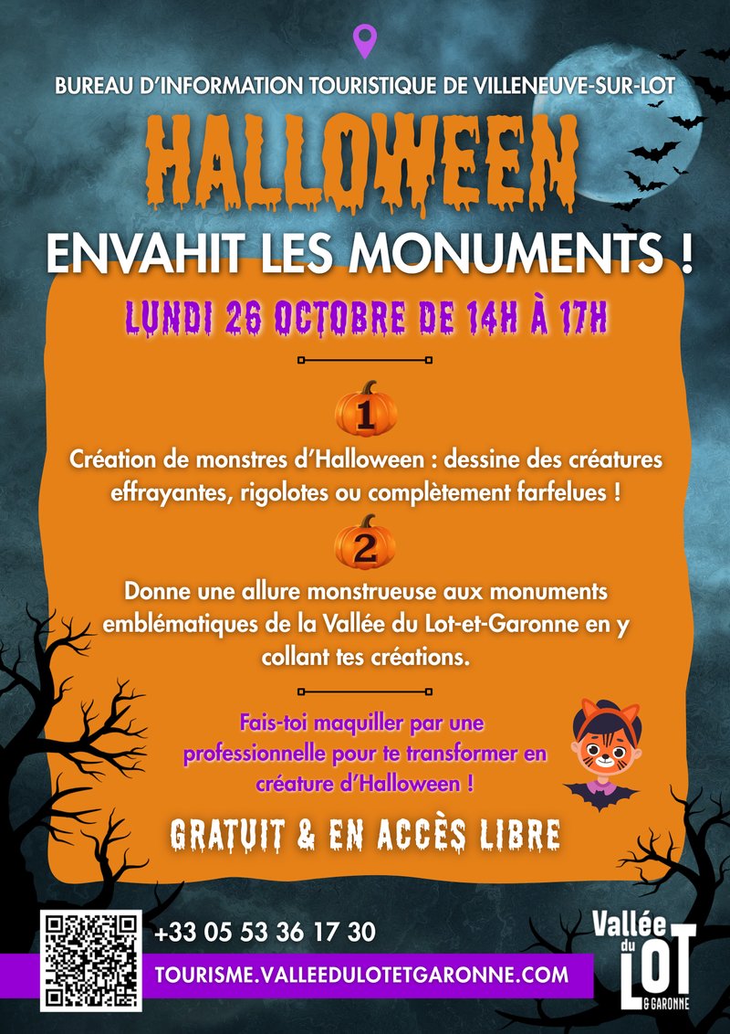 Halloween envahit les monuments !