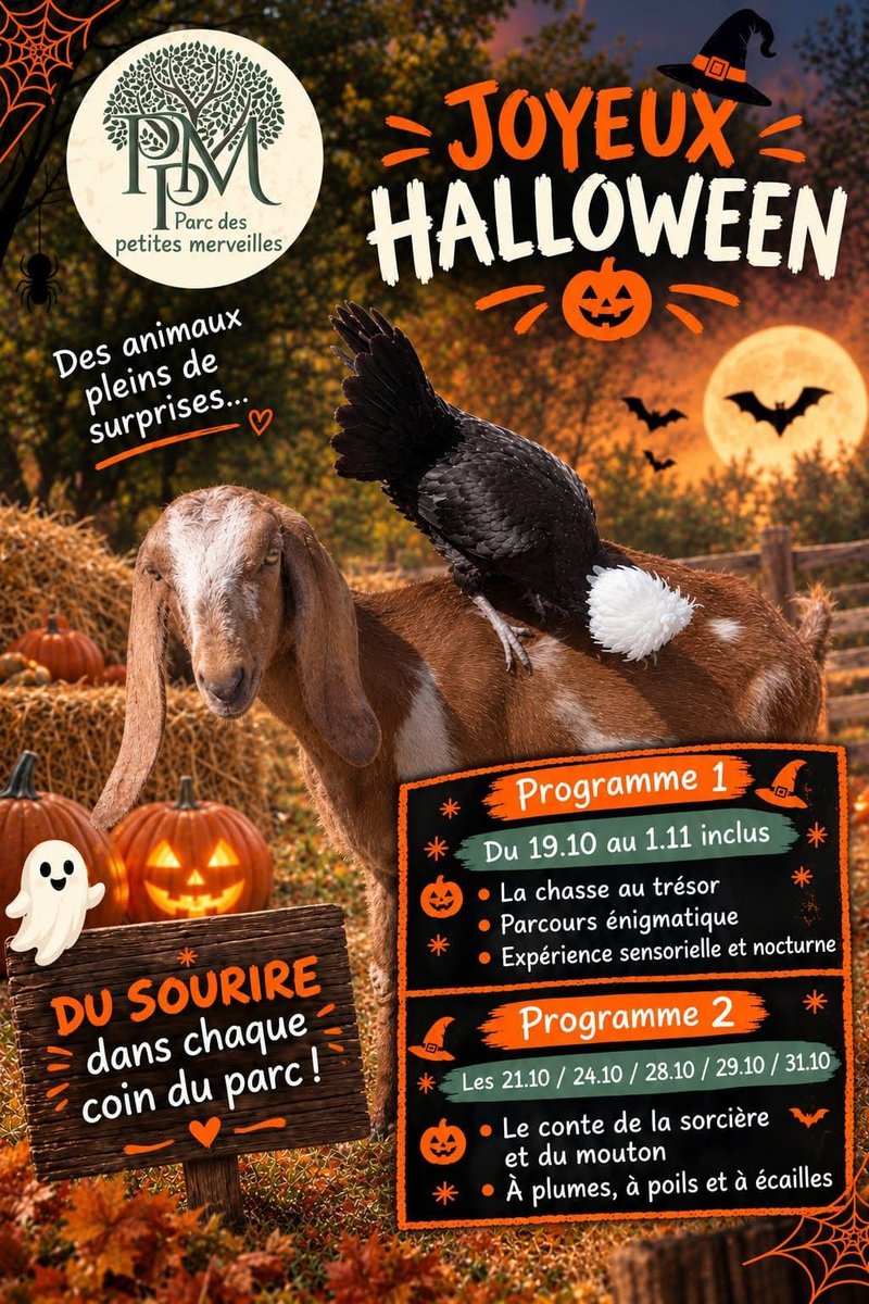 Activités Halloween au Parc des Petites Merveilles