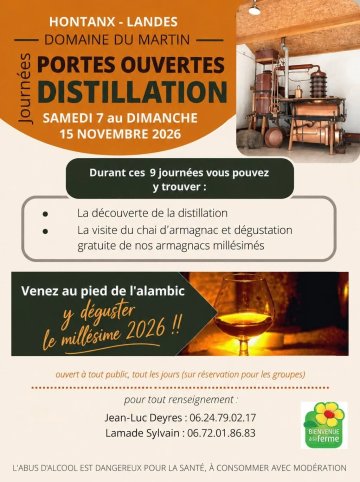 Journées portes ouvertes distillation
