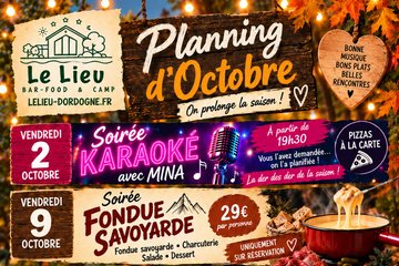 Soirée festive à  "Le Lieu"