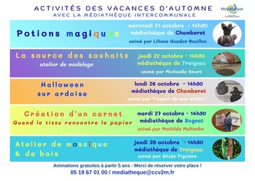 Médiathèque : Atelier de modelage