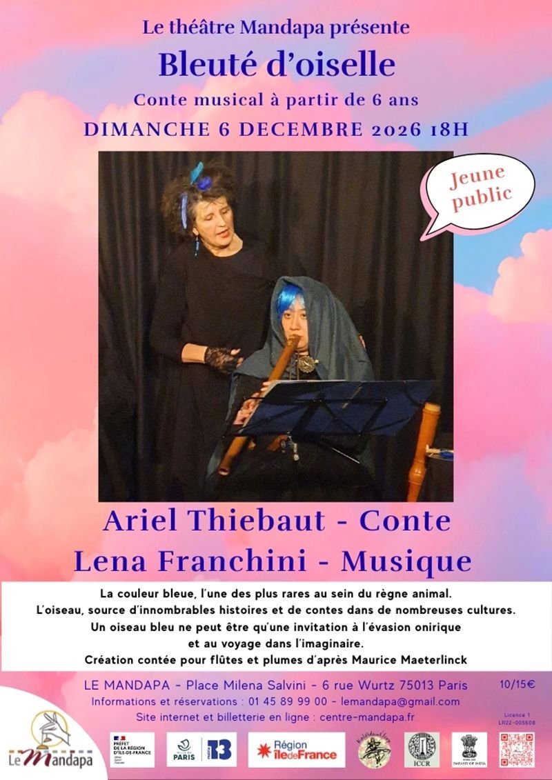 Bleuté d’oiselle - Conte musical  à partir de 6 ans