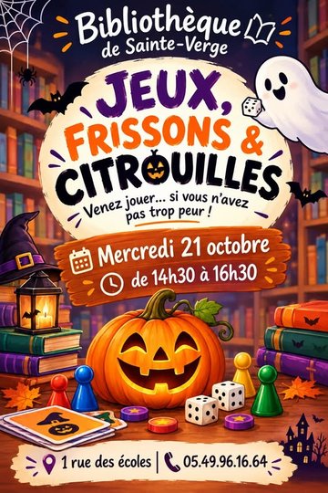 Après-midi jeux de société spécial Halloween !