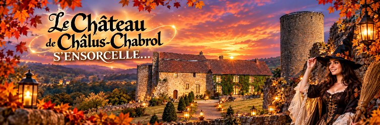 Le Château de Châlus-Chabrol s'ensorcelle pour Halloween