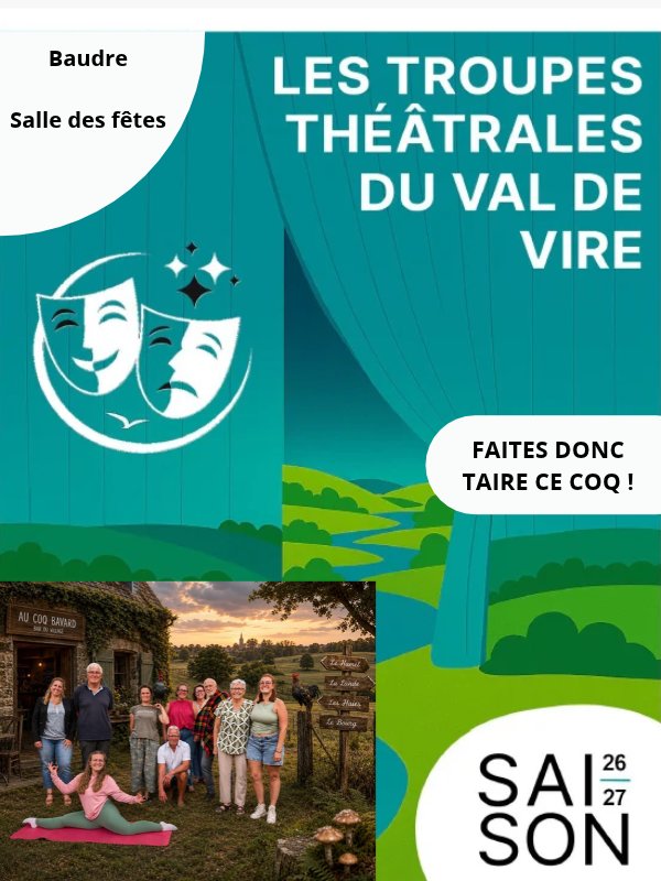 Troupes théâtrales du Val de Vire > "Faites donc taire ce coq !"