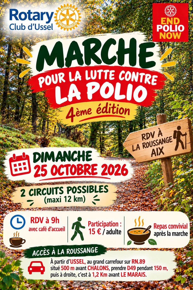 Marche pour la lutte contre la Polio
