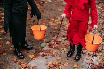 Défilé des enfants pour Halloween