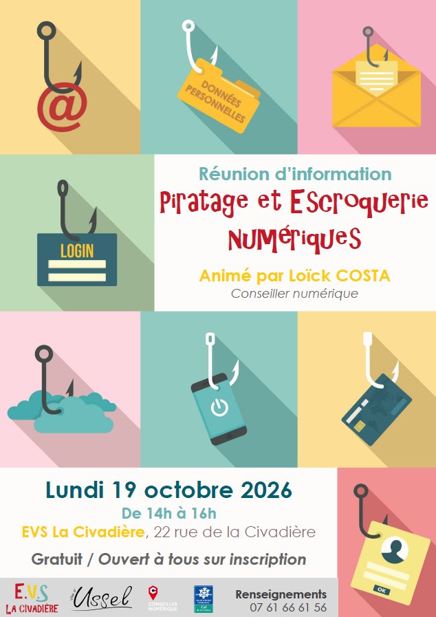 Réunion d'information "piratage et escroquerie numérique"