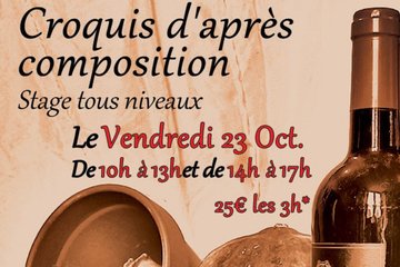 Stage "Croquis d'après composition" | Galerie Garance