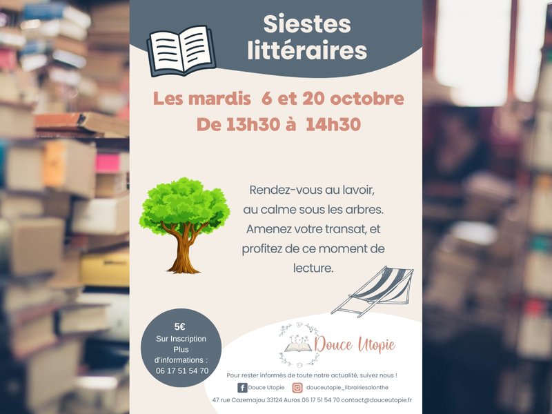 Siestes littéraires