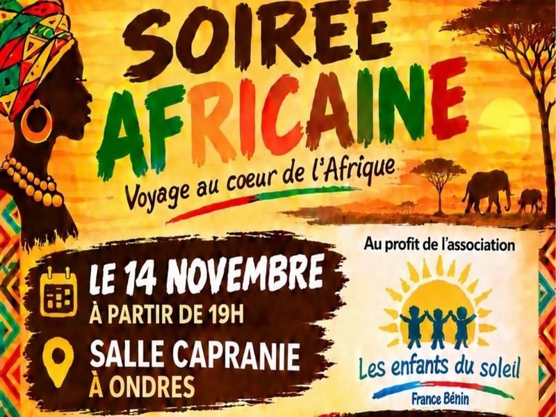 Soirée africaine (repas, concert Kalela, DJ)