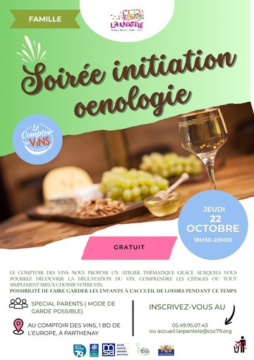 Soirée initiation oenologie