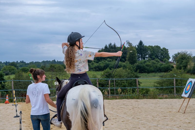Stage de tir à l'arc à cheval