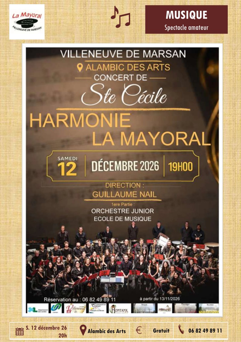 Concert de la Sainte Cécile