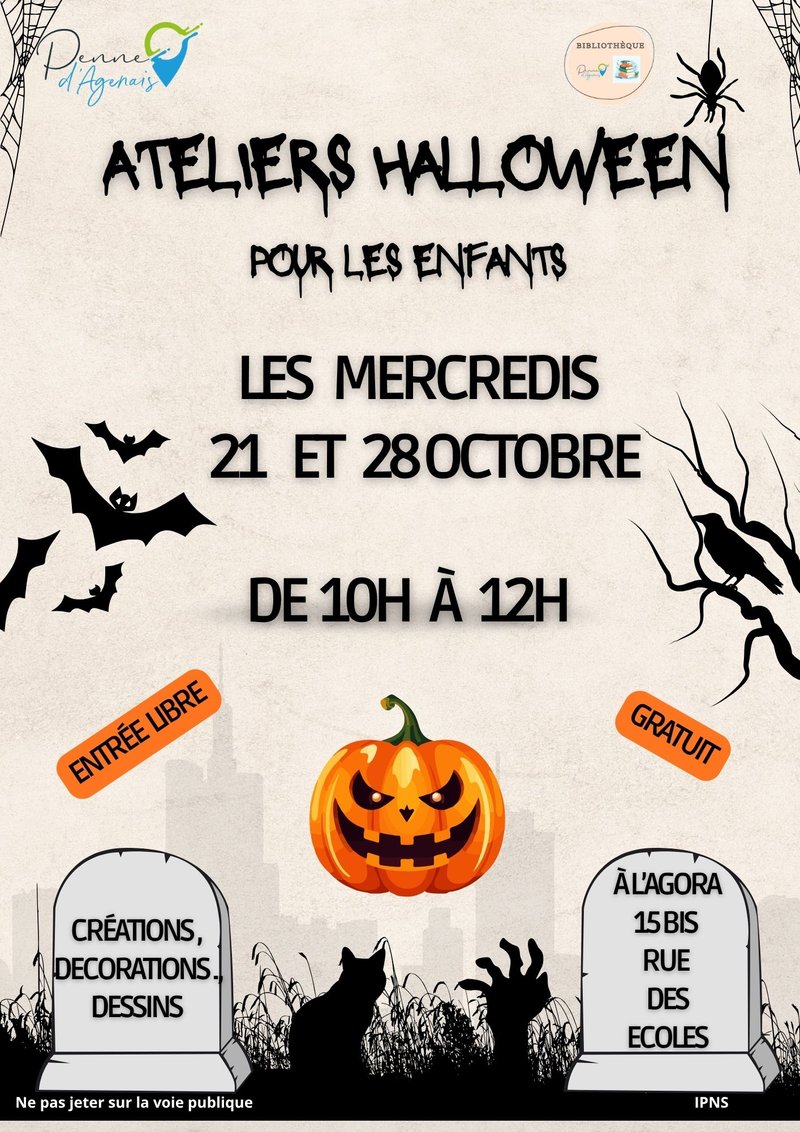 Ateliers Halloween