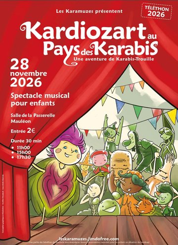 Téléthon - Spectacle musical pour enfant - Kardiozart au Pays des Karabis