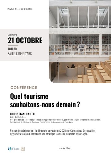 Conférence : Quel tourisme souhaitons-nous demain ? par Christian Dautel