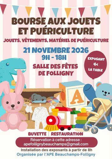 Bourse aux jouets et puériculture