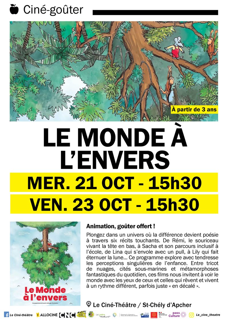 CINÉ-GÔUTER - LE MONDE A L'ENVERS