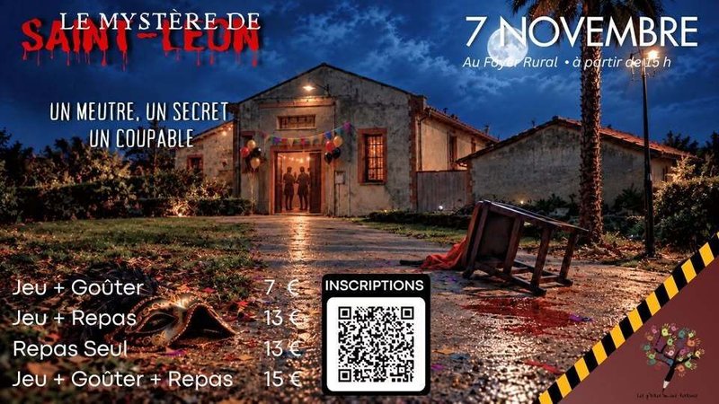 Cluedo géant d'Halloween à Saint-Léon