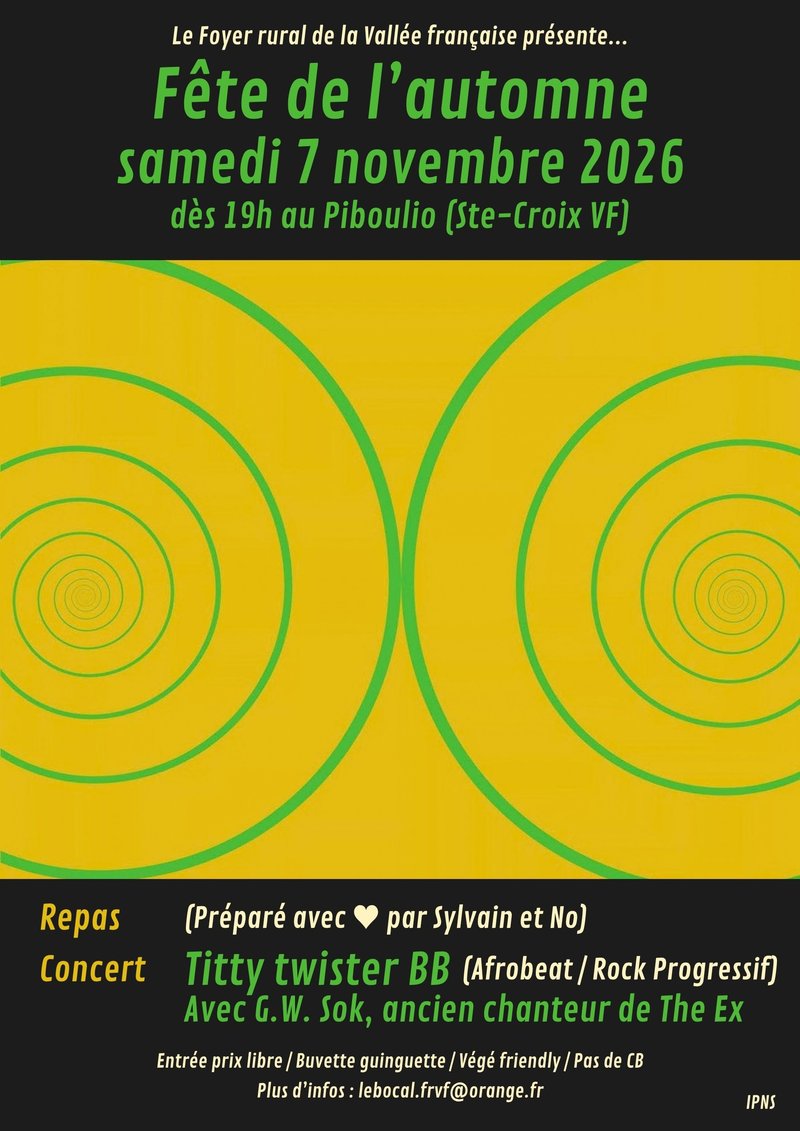FÊTE DE L'AUTOMNE - CONCERT