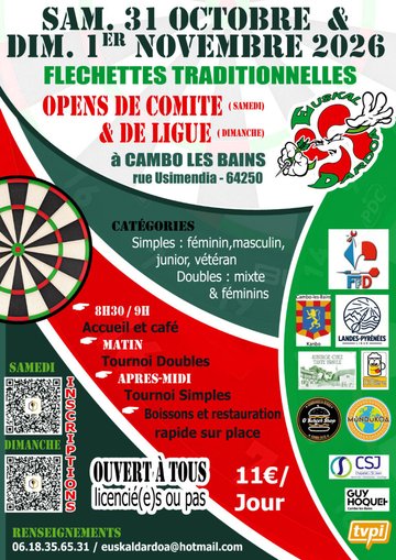 Open de fléchettes traditionnelles