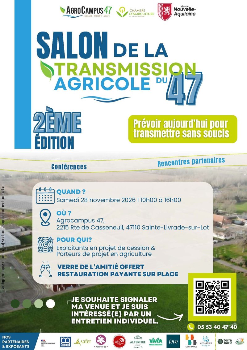 SALON DE LA TRANSMISSION AGRICOLE