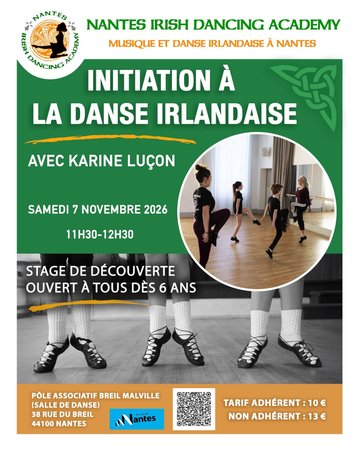 Stage de découverte de danse irlandaise