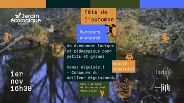 Parcours enchanté du Jardin écologique – Fête de l'automne