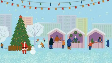 Grand marché de Noël