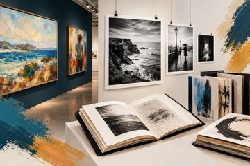 Exposition de peintures, photographies et livres d’artiste