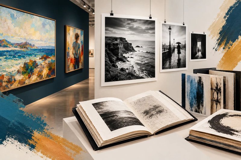 Exposition de peintures, photographies et livres d’artiste
