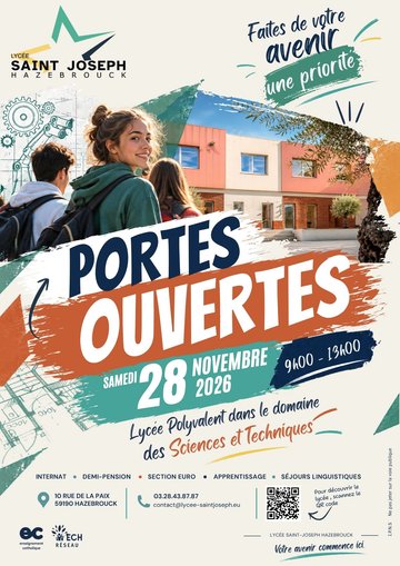 Portes Ouvertes - Samedi 28 Novembre 2026
