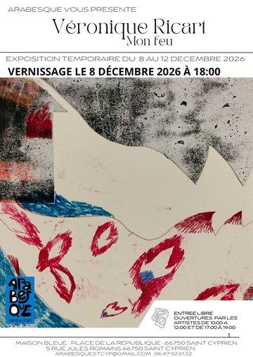 Veronique Ricart expose "son feu" chez Arabesque