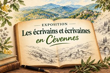 Exposition "Les écrivains et écrivaines en Cévennes"