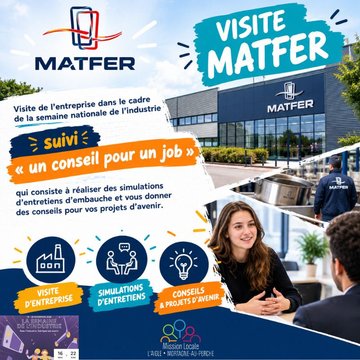 Visite + un conseil pour un job MATFER