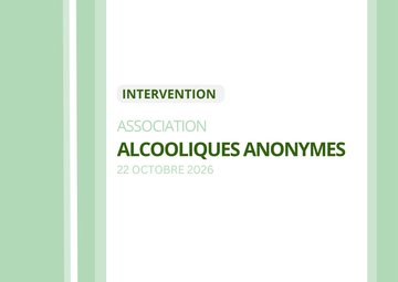 INTERVENTION - Alcooliques Anonymes