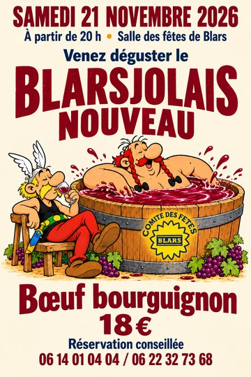 Soirée Blarsjolais nouveau !