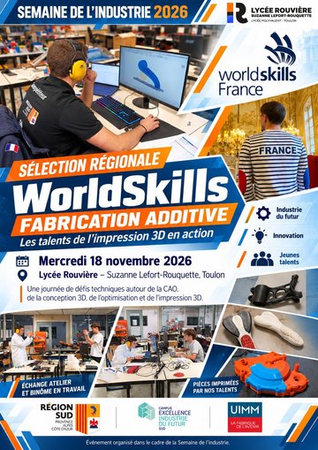 Sélection régionale en fabrication additive : les talents de l’impression 3D en action !
